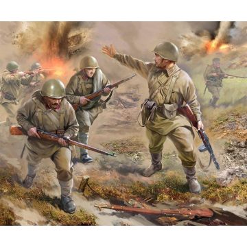 Zvezda 1:72 Soviet Infantry 1941 Plastic Model Kit