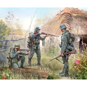 Zvezda 1:72 German Infantry East Front1941 Plastic Model Kit