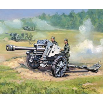 Zvezda 1:72 German Howitzer Lefh-18 Plastic Model Kit