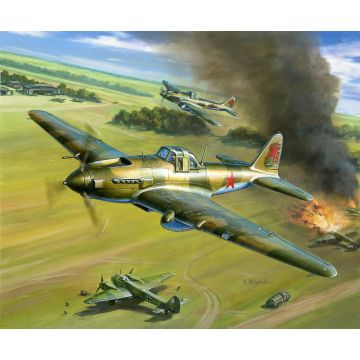 Zvezda 1:144 Soviet Stormovik Snap Kit Plastic Model Kit