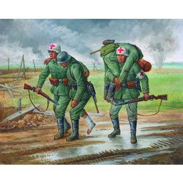 Zvezda 1:72 German Medical Personnel 1941 Plastic Model Kit