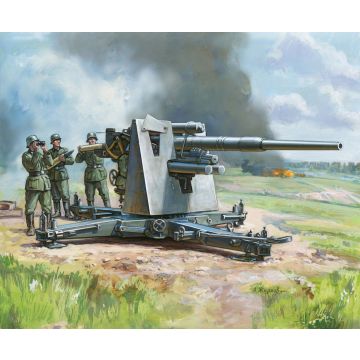 Zvezda 1:72 German 88mm Flak 36/37 Plastic Model Kit