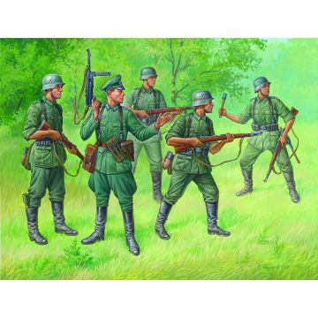 Zvezda 1:72 German Regular Infantry 1939-4 Plastic Model Kit