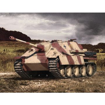 Zvezda 1:100 Sd.Kfz173 Jagdpanther Tankdestroyer Plastic Model Kit