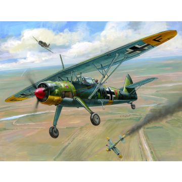Zvezda 1:144 Henschel 126B WWII Plastic Model Kit