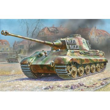 Zvezda 1:100 Sdkfz 182 King Tiger Henschel Plastic Model Kit