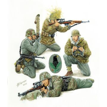 Zvezda 1:72 German Sniper Team Plastic Model Kit