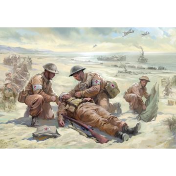 Zvezda 1:72 British Medic Team Plastic Model Kit