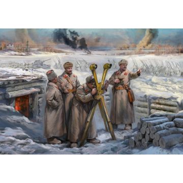 Zvezda 1:72 Soviet HQ Winter Plastic Model Kit