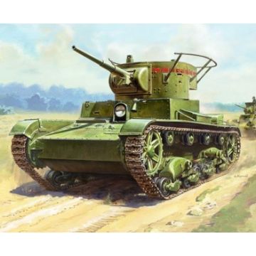 Zvezda 1:100 T-26 Mod.1933 Plastic Model Kit