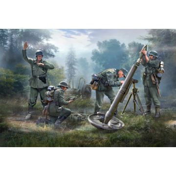 Zvezda 1:72 German 120Mm Mortar W/Crew Plastic Model Kit
