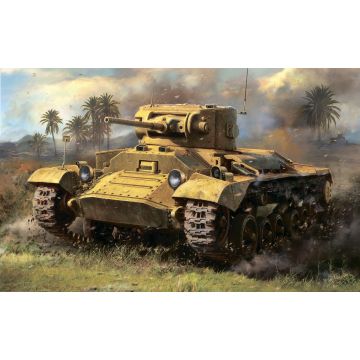 Zvezda 1:100 British Infantry Tank Valentine II Plastic Model Kit
