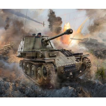 Zvezda 1:100 German Tank Destroyer "Marder III" Plastic Model Kit