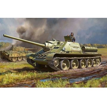 Zvezda 1:100 SU-85 Plastic Model Kit