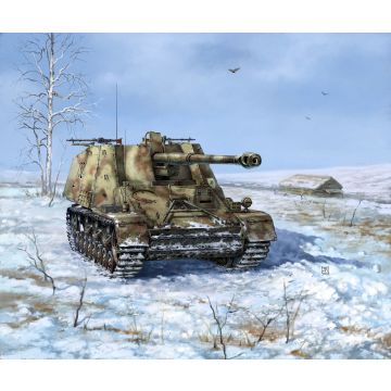 Zvezda 1:100 SD KFZ 164 Nashorn Plastic Model Kit