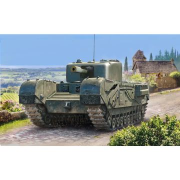 Zvezda 1:100 Churchill tank Plastic Model Kit