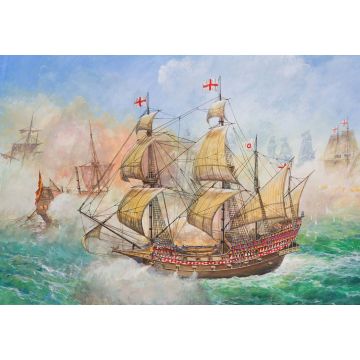 Zvezda 1:350 HMS Revenge Plastic Model Kit