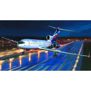 Zvezda 1:144 Tu-154M Russian Airliner Plastic Model Kit