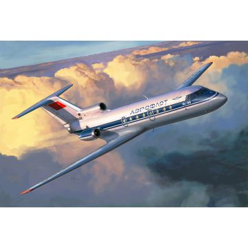 Zvezda 1:144 Yak-40 Turbojet Passenger Aircraft Plastic Model Kit