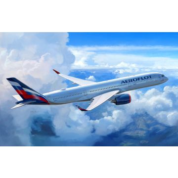 Zvezda 1:144 Airbus A350-900 Passenger Plane Plastic Model Kit
