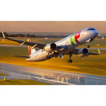 Zvezda 1:144 Airbus A-321Neo Plastic Model Kit
