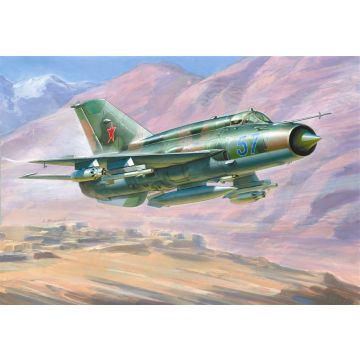 Zvezda 1:72 Soviet Fighter Mig 21 Pf Plastic Model Kit