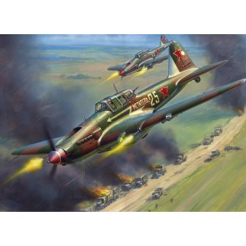 Zvezda 1:72 Il-2 Rr Plastic Model Kit