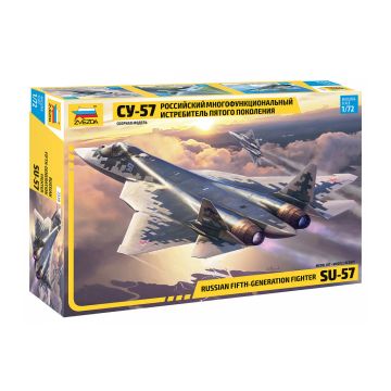 Zvezda 1:72 Sukhoi Su-57 Plastic Model Kit