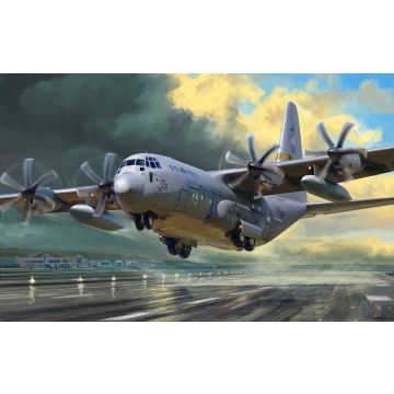 Zvezda 1:72 Hercules C-130J Plastic Model Kit