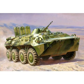 Zvezda 1:100 Btr-80 Plastic Model Kit