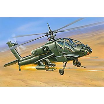 Zvezda 1:144 Apache Helicopter Plastic Model Kit