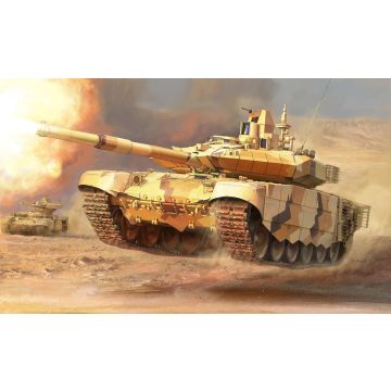 Zvezda 1:100 T-90MS Main Battle Tank Plastic Model Kit