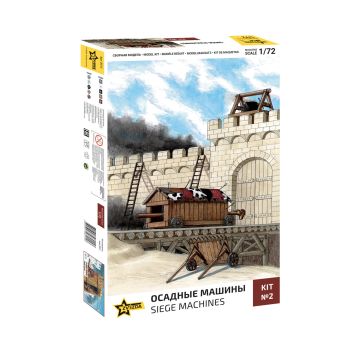 Zvezda 1:72 Medieval Siege Machines Kit #2 Plastic Model Kit