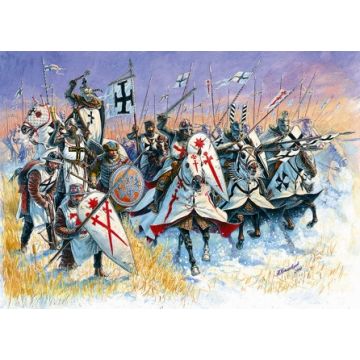 Zvezda 1:72 Livonian Knights Plastic Model Kit