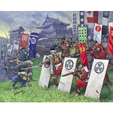 Zvezda 1:72 Samurai Warriors Figures Plastic Model Kit