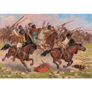 Zvezda 1:72 Carthaginian Cavalry Set (17 Figures) Plastic Model Kit