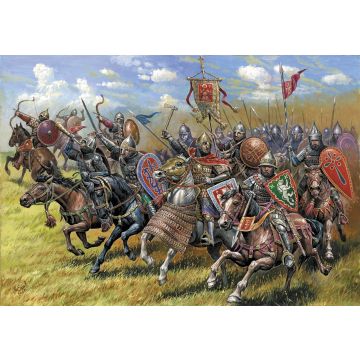 Zvezda 1:72 Russian Mounted Knights RR Plastic Model Kit