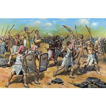 Zvezda 1:72 Egyptian Infantry (46 Figures) Plastic Model Kit