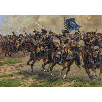 Zvezda 1:72 Swedish Cavalry RR Plastic Model Kit