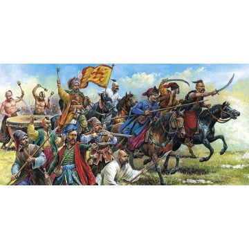 Zvezda 1:72 Cossacks 16th-18th Century (27 Figures) Plastic Model Kit