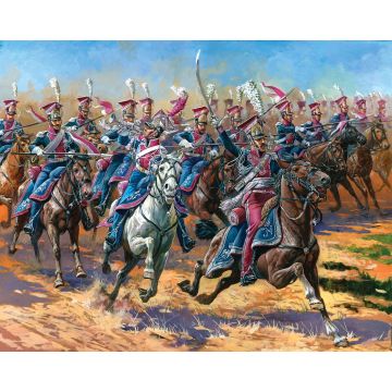 Zvezda 1:72 Polish Uhlans Cavalry (18 Figures) Plastic Model Kit
