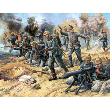 Zvezda 1:72 German Infantry WW I RR Plastic Model Kit