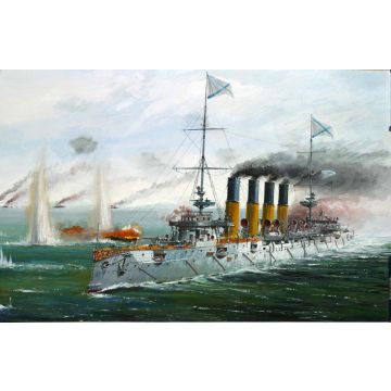 Zvezda 1:350 Varyag Russian Cruiser Plastic Model Kit