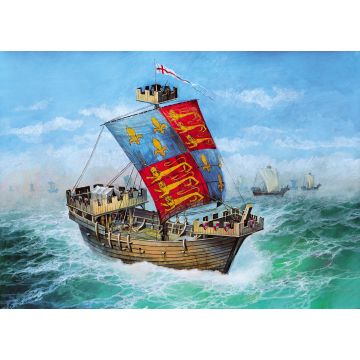 Zvezda 1:72 English Medieval Ship Thomas Plastic Model Kit