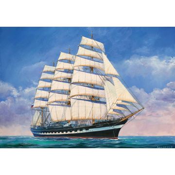 Zvezda 1:200 Krusenstern Sailing Ship Plastic Model Kit